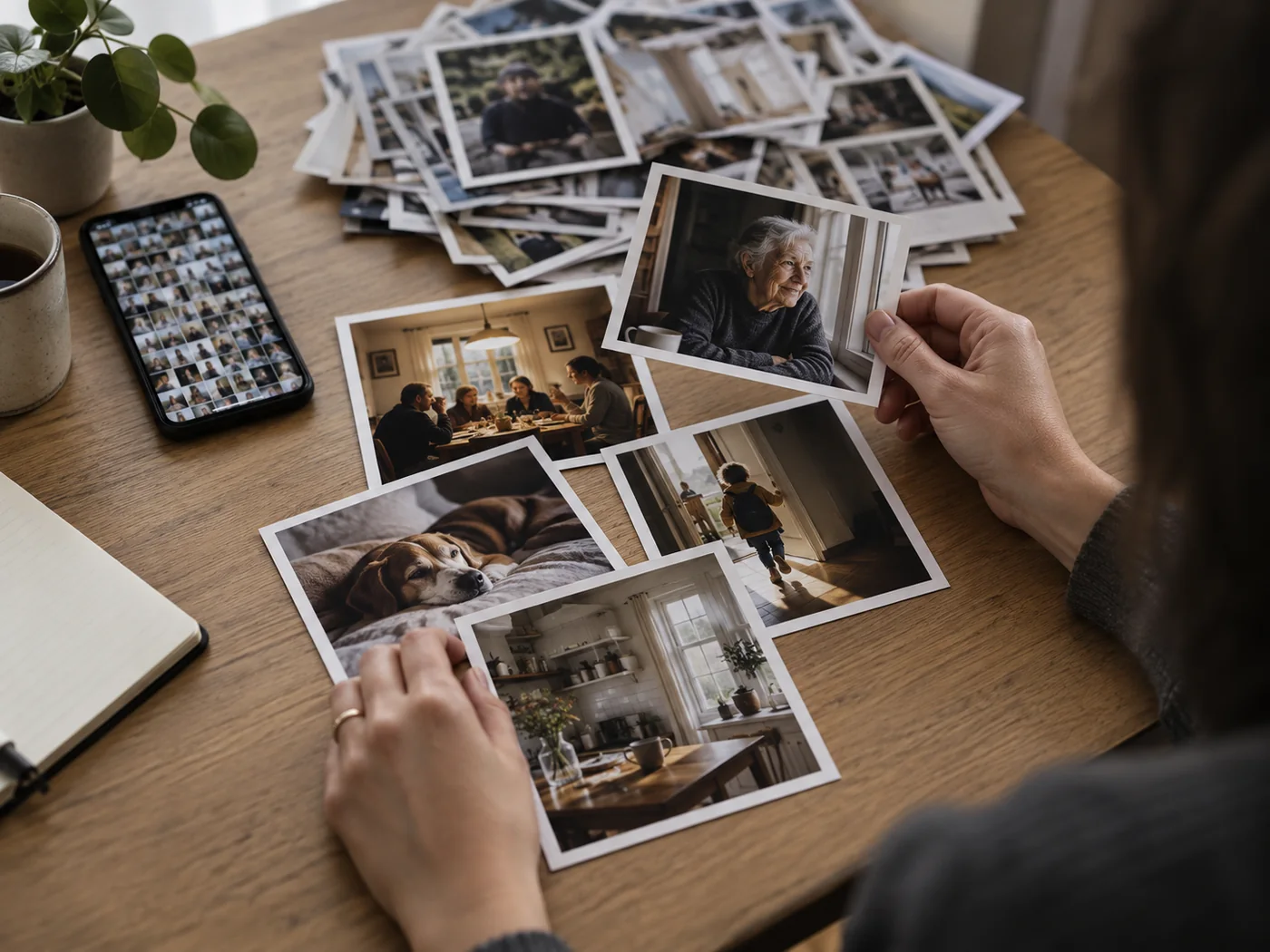 Fotografie stampate scelte per custodire la memoria
